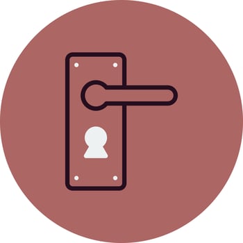 Door Handle Vector Icon