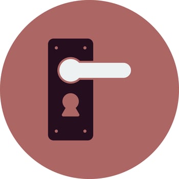 Door Handle Vector Icon