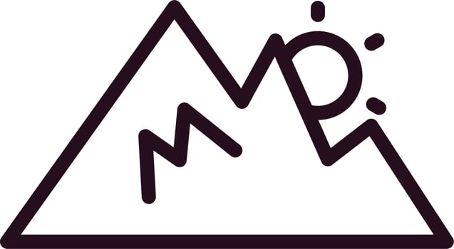 Mountain Vector Icon