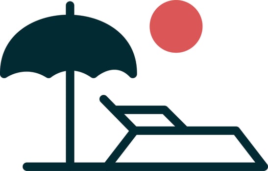 Beach Vector Icon