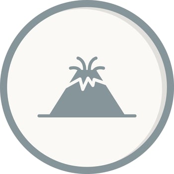 Volcano Vector Icon