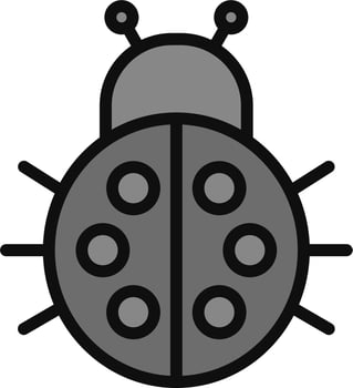 Ladybug Vector Icon
