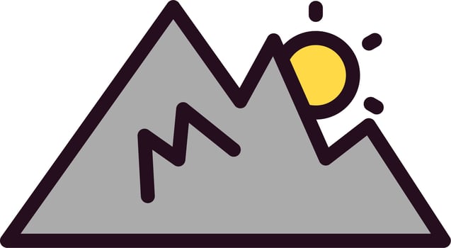 Mountain Vector Icon