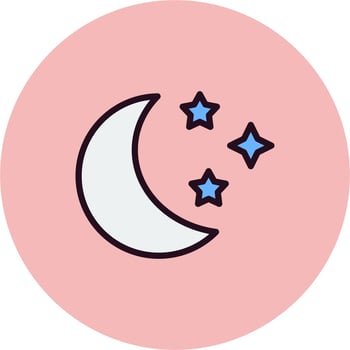 Moon Vector Icon