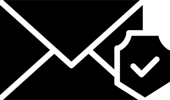 Email Encryption Vector Icon