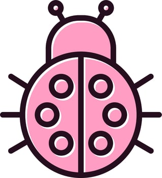 Ladybug Vector Icon