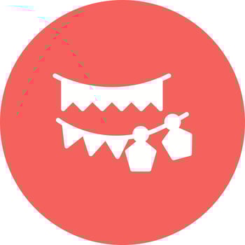 Garlands Vector Icon