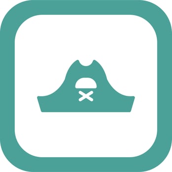 Pirate Hat Vector Icon