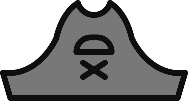 Pirate Hat Vector Icon