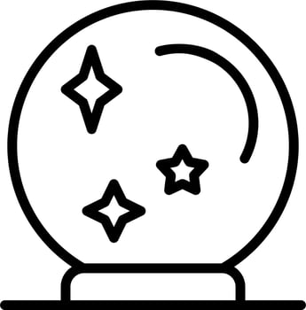 Crystal Ball Vector Icon
