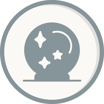 Crystal Ball Vector Icon