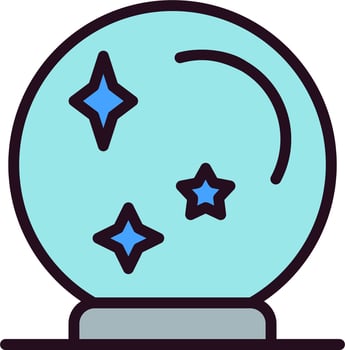 Crystal Ball Vector Icon