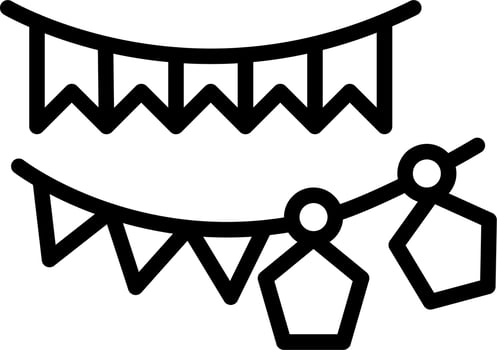 Garlands Vector Icon