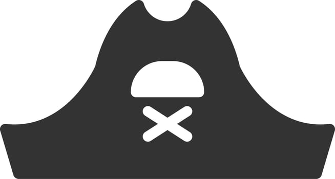 Pirate Hat Vector Icon