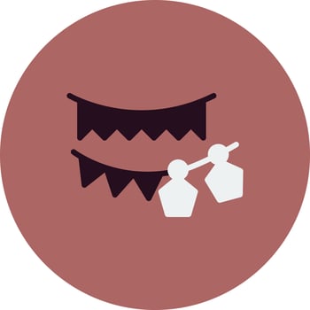 Garlands Vector Icon