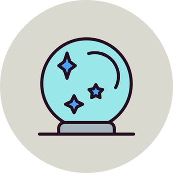 Crystal Ball Vector Icon