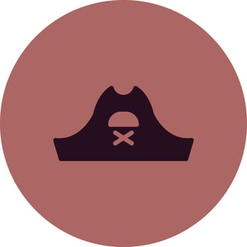 Pirate Hat Vector Icon