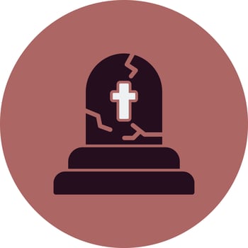 Tombstone Vector Icon