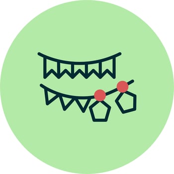 Garlands Vector Icon