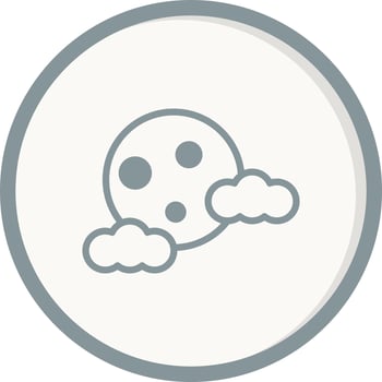 Full Moon Vector Icon