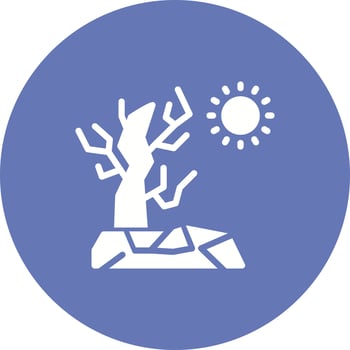 Drought Vector Icon