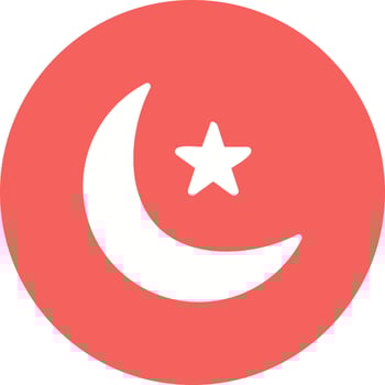 Half Moon Vector Icon