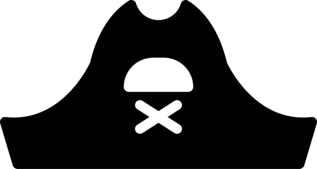 Pirate Hat Vector Icon