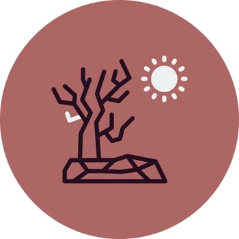 Drought Vector Icon