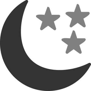 Starry Night Vector Icon