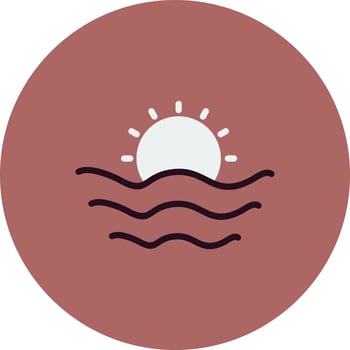 Sunrise Vector Icon