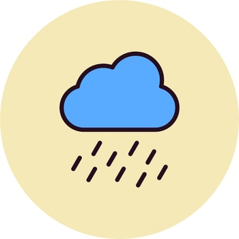 Downpour Vector Icon