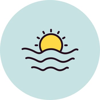 Sunrise Vector Icon