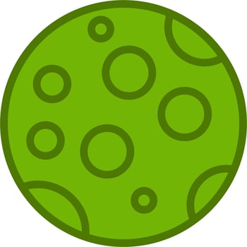Full Moon Vector Icon