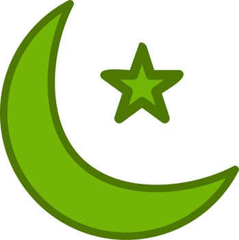 Half Moon Vector Icon