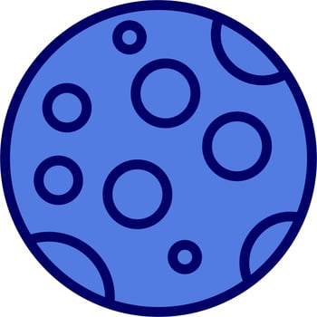 Full Moon Vector Icon