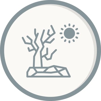 Drought Vector Icon