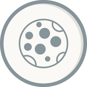 Full Moon Vector Icon
