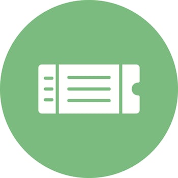 Ticket Vector Icon