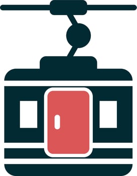 Ski Lift Vector Icon