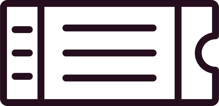 Ticket Vector Icon