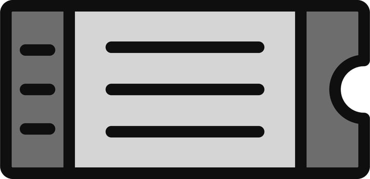 Ticket Vector Icon