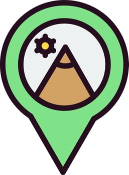 Pin Vector Icon