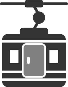 Ski Lift Vector Icon