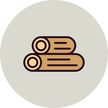 Log Vector Icon