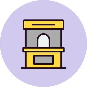 Ticket Box Vector Icon