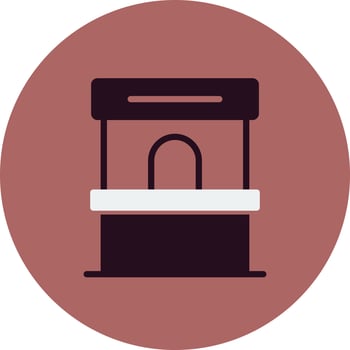 Ticket Box Vector Icon
