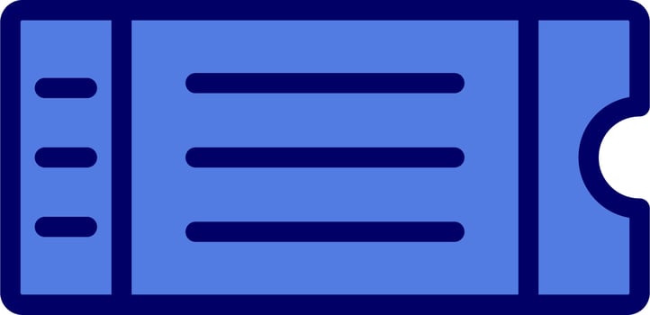 Ticket Vector Icon
