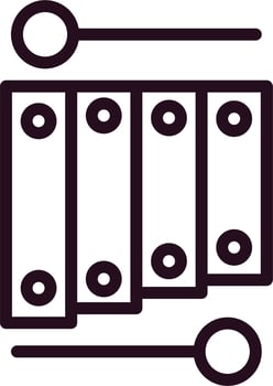 Xylophone Vector Icon
