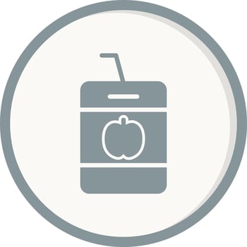 Juice Box Vector Icon