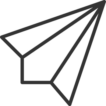 Paper Plane Vector Icon
